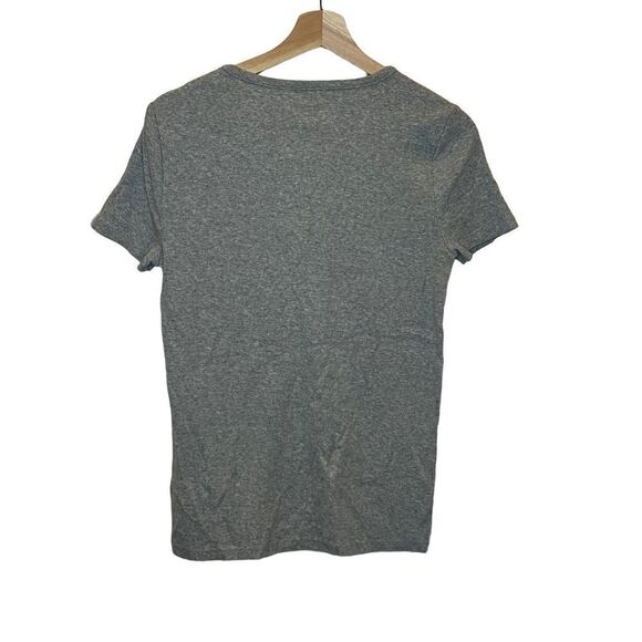 Gap short sleeve ribbed 4 button v-neck henley size medium - Picture 2 of 4